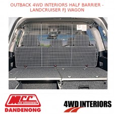 OUTBACK 4WD INTERIORS HALF BARRIER - LANDCRUISER FJ WAGON